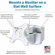 Tripp Lite series DMSW1332STAA Wall Mount for Display, Monitor, TV, Digital Signage Display, Flat Panel Display, HDTV - Silver - DMSW1332STAA