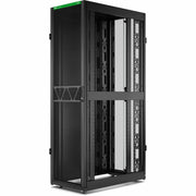 APC by Schneider Electric NetShelter SX Server Rack Gen 2, 45U, 2124H x 600W x 1070D mm, with Sides, Black - AR3105B2