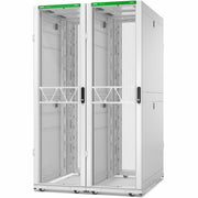 APC by Schneider Electric NetShelter SX Server Rack Gen 2, 42U, 1991H x 600W x 1200D mm, with Sides, White - AR3300W2