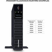 CyberPower New Smart App Sinewave UPS PR3000RTXL2UHVACN 3000VA Tower/rack convertible UPS - PR3000RTXL2UHVACN