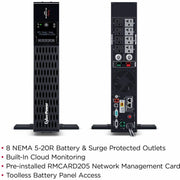 CyberPower New Smart App Sinewave UPS PR2200RTXL2UCN 2200VA Tower/rack convertible UPS - PR2200RTXL2UCN