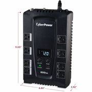 CyberPower Intelligent LCD CP600LCD 600 VA Desktop UPS - CP600LCD