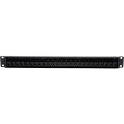 Tripp Lite 24-Port Cat5e Cat5 Feedthrough Patch Panel Rackmount 1URM RJ45 Ethernet TAA - N054-024