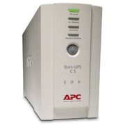 APC by Schneider Electric APC Back-UPS CS 500VA - BK500 - Standby UPS, 120 V, Tower, Step Wave, 120 V AC, NEMA 5-15P, Back-UPS CS, 15 Minute, 3 Minute, 500 VA