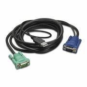 APC by Schneider Electric APC by Schneider Electric APC Integrated Rack LCD/KVM USB Cable - 10ft (3m) - AP5822 - KVM Cable