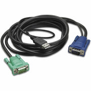APC by Schneider Electric APC by Schneider Electric APC Integrated Rack LCD/KVM USB Cable - 17ft (5m) - AP5823 - KVM Cable