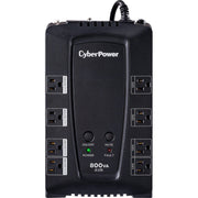 CyberPower CyberPower AVR CP800AVR 800VA UPS - CP800AVR - Line-interactive UPS, 120 V AC, Compact, Simulated Sine Wave, 120 V AC, NEMA 5-15P, AVR UPS, 13.50 Minute, 1.20 Minute, 800 VA/450 W