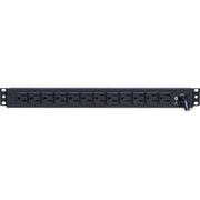 CyberPower CyberPower Basic PDU15B4F12R 16-Outlets PDU - PDU15B4F12R - PDU, 120 V AC, 1U, 120 V AC, NEMA 5-15P, Basic PDU