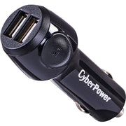 CyberPower CyberPower CPTDC2U Travel Charger (2) 2.1A USB Port - DC Auto Power Plug - CPTDC2U - Auto Adapter, 12 V DC, 5 V DC