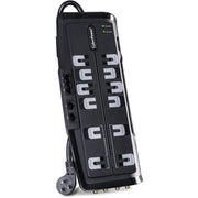 CyberPower CyberPower CSHT1208TNC2 Home Theater 12-Outlets Surge Suppressor NET, and AV protection - Plain Brown Boxes - CSHT1208TNC2 - Surge Suppressor/Protector, 125 V AC, 12 x NEMA 5-15R, 125 V AC, Home Theater Surge
