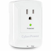 CyberPower CyberPower CSP100TW Professional 1-Outlet Surge Suppressor with RJ-11 and Wall Tap Plug - Plain Brown Boxes - CSP100TW - Surge Suppressor/Protector, 125 V, 1 x NEMA 5-15R, NEMA 5-15P, Professional Surge