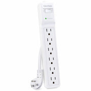 CyberPower CyberPower Essential B615 6-Outlet Surge Suppressor/Protector - B615 - Surge Suppressor/Protector, 120 V AC, 6 x NEMA 5-15R, Essential Surge