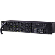 CyberPower CyberPower PDU81007 16-Outlet PDU - PDU81007 - PDU, 230 V AC, 2U, NEMA L6-30P, Switched Metered-by-Outlet PDU