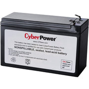 CyberPower CyberPower RB1270B UPS Replacement Battery Cartridge 18-Month Warranty - RB1270B - UPS Battery Pack, 12 V DC