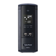 CyberPower CyberPower UPS Systems BRG1000AVRLCD Intelligent LCD -  Capacity: 1000 VA / 600 W - BRG1000AVRLCD - Line-interactive UPS, 120 V AC, Mini-tower, Simulated Sine Wave, 120 V AC, NEMA 5-15P, Intelligent LCD UPS, 9 Minute, 1 Minute, 1 kVA/600 W
