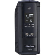 CyberPower CyberPower UPS Systems BRG850AVRLCD Intelligent LCD -  Capacity: 850 VA / 510 W - BRG850AVRLCD - Line-interactive UPS, 120 V AC, Mini-tower, Simulated Sine Wave, 120 V AC, NEMA 5-15P, Intelligent LCD, 11 Minute, 2 Minute, 850 VA/510 W