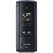 CyberPower CyberPower UPS Systems BRG850AVRLCD Intelligent LCD -  Capacity: 850 VA / 510 W - BRG850AVRLCD - Line-interactive UPS, 120 V AC, Mini-tower, Simulated Sine Wave, 120 V AC, NEMA 5-15P, Intelligent LCD, 11 Minute, 2 Minute, 850 VA/510 W