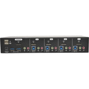 Tripp Lite Tripp Lite 4-Port DisplayPort KVM Switch w/Audio, Cables and USB 3.0 SuperSpeed Hub - B004-DPUA4-K - KVM Switchbox