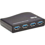 Tripp Lite Tripp Lite 4-Port USB-A Mini Hub - USB 3.2 Gen 1, International Plug Adapters - U360-004-R-INT - USB Hub, Portable