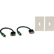 Tripp Lite Tripp Lite Easy Pull Type-A VGA Connector Kit with HD15 and Wallplates F/F - EZA-VGAF-2 - Hardware Connectivity Kit
