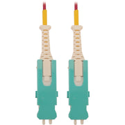 Tripp Lite Tripp Lite N823S-05M-MG 400G Multimode 50/125 OM4 Fiber Cable, Magenta, 5 m (16.4 ft.) - N823S-05M-MG - Network Cable