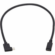 Tripp Lite Tripp Lite U421-20N-G2-RA USB-C Extension Cable, M/F, Black, 20 in. (0.5 m) - U421-20N-G2-RA - Data Transfer Cable