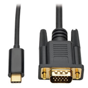 Tripp Lite Tripp Lite USB C to VGA Adapter Cable (M/M), 1920 x 1200 (1080p), 3 ft - U444-003-V - Video Cable