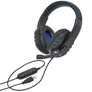 Tripp Lite Tripp Lite USB Gaming Headset with Built-In Microphone, Audio Control and LEDs - AHS-002-LED - Gaming Headset, Ear-cup