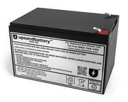 UPSANDBATTERY 12 Voltage 12 Amps Sealed Lead Acid High-Rate Series Battery,12V 12Ah - High Performance Quality - UPSANDBATTERY™