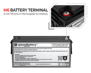 UPSANDBATTERY 12 Voltage 159 Amps Sealed Lead Acid High-Rate Series Battery,12V 159Ah - High Performance Quality - UPSANDBATTERY™