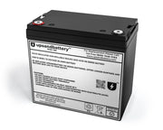 UPSANDBATTERY 12 Voltage 56 Amps Sealed Lead Acid High-Rate Series Battery,12V 56Ah - High Performance Quality - UPSANDBATTERY™