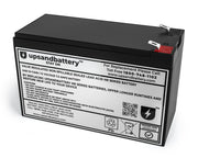 UPSANDBATTERY 12 Voltage 7.5 Amps Sealed Lead Acid High-Rate Series Battery,12V 7.5Ah - High Performance Quality - UPSANDBATTERY™