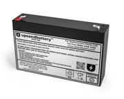 UPSANDBATTERY 6 Voltage 12 Amps Sealed Lead Acid High-Rate Series Battery,6V 12Ah - High Performance Quality - UPSANDBATTERY™