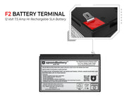 UPSANDBATTERY APC RBC12J Compatible Replacement Battery Backup Set