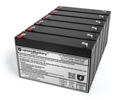 UPSANDBATTERY APC UPS Model SMT1500RM1U Compatible Replacement Battery Backup Set