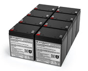 UPSANDBATTERY APC UPS Model SMT2200RM2UTW Compatible Replacement Battery Backup Set