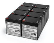 UPSANDBATTERY APC UPS Model SUA2200RM2U Compatible Replacement Battery Backup Set