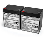 UPSANDBATTERY APC UPS Model SUA500PDR-S Compatible Replacement Battery Backup Set