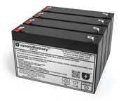 UPSANDBATTERY CyberPower Replacement Battery Catridge RB0670X4 Compatible Battery Backup Set - UPSANDBATTERY™