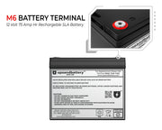UPSANDBATTERY Eaton UPS Model Powerware 153302035-001 Compatible Replacement Battery Backup Set