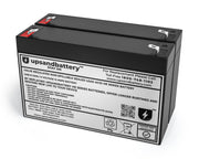 UPSANDBATTERY Eaton UPS Model Powerware PowerRite Max 700 Rackmount Compatible Replacement Battery Backup Set