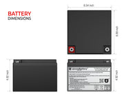 UPSANDBATTERY Tripp Lite UPS Model Datashield AT500 LG Compatible Replacement Battery Backup Set